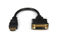 StarTech.com Adaptador de 20cm HDMI Macho a DVI-D Hembra - Cable Conve...