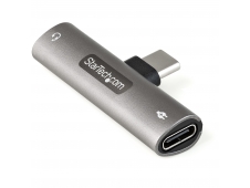StarTech.com Adaptador de Audio y Carga USB-C - Adaptador de Audio USB...