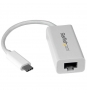 StarTech.com Adaptador de Red Gigabit USB-C - USB 3.1 Gen 1 (5 Gbps) - Blanco