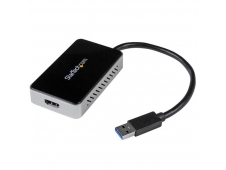 StarTech.com Adaptador de VÍ­deo Externo USB 3.0 a HDMI con Hub USB 1 ...