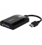 StarTech.com Adaptador de VÍ­deo Externo USB 3.0 a VGA para Mac - Tarjeta Gráfica Externa Cable - 1920x1200 1080p negro