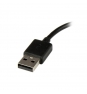 StarTech.com Adaptador Externo USB 2.0 de Red Fast Ethernet 10/100 Mbps - Negro