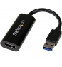 StarTech.com Adaptador Gráfico Conversor USB 3.0 a HDMI - Cable Convertidor Compacto de VÍ­deo - negro