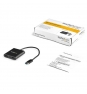 StarTech.com Adaptador Gráfico Externo USB 3.0 a 2 Puertos HDMI 4K - Adaptador de VÍ­deo Externo 4K para 2 Monitores negro 