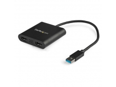 StarTech.com Adaptador Gráfico Externo USB 3.0 a 2 Puertos HDMI 4K - A...