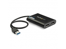 StarTech.com Adaptador Gráfico Externo USB 3.0 a DisplayPort Doble - 4...