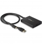 StarTech.com Adaptador Mini DisplayPort a DVI de Enlace Doble - Alimentado por USB - Negro