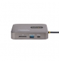 StarTech.com Adaptador Multipuertos USB-C - VÍ­deo Doble HDMI - 4K 60Hz - Hub USB 3.1 de 2 Puertos de 10Gbps - PD de 100W de Paso por USB - Cable de 3