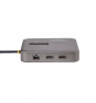 StarTech.com Adaptador Multipuertos USB-C - VÍ­deo Doble HDMI - 4K 60Hz - Hub USB 3.1 de 2 Puertos de 10Gbps - PD de 100W de Paso por USB - Cable de 3
