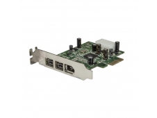 StarTech.com Adaptador Tarjeta FireWire PCI-Express Bajo Perfil de 2 Puertos F/W 800 y 1 Puerto F/W 400