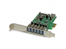 StarTech.com Adaptador tarjeta PCI Express de 7 puertos USB 3.1 con pe...