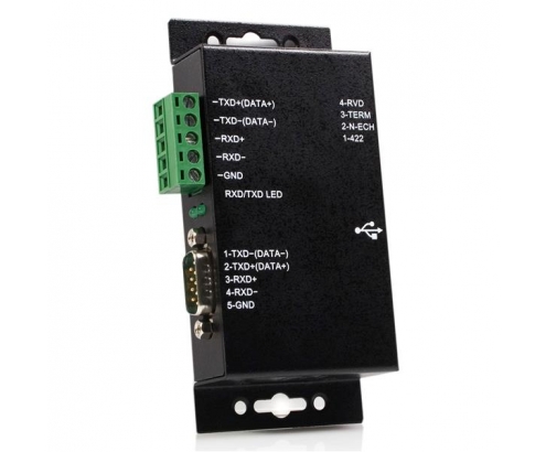 StarTech.com Adaptador USB a Serie Serial RS422 485 un Puerto DB9 o Bl...