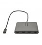 StarTech.com Adaptador USB-C a 4 Puertos HDMI - Tarjeta Gráfica y de VÍ­deo Externa - Dongle Llave USB Tipo C a 4x HDMI - 1080p a 60Hz - Conversor Mu