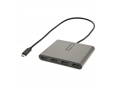StarTech.com Adaptador USB-C a 4 Puertos HDMI - Tarjeta Gráfica y de V...