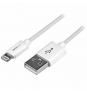 StarTech.com Cable 1m Lightning 8 Pin a USB A 2.0 para Apple iPod iPhone 5 iPad - Blanco