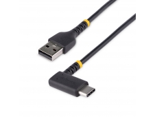 StarTech.com Cable 1m USB A a USB C Acodado - en Íngulo Recto - Cable...