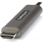 StarTech.com Cable 1m USB C a HDMI 4K de 60Hz con HDR10 - Adaptador de VÍ­deo USB Tipo C a HDMI 2.0b Ultra HD 4K - Convertidor USBC a HDMI HDR para Mo