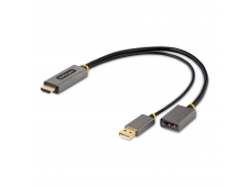StarTech.com Cable 30cm Adaptador HDMI a DisplayPort - Activo - 4K 60H...