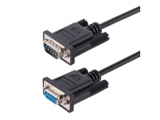 StarTech.com Cable 3m Serie RS232 para Módem Nulo, Crossover Cruzado S...