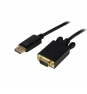 StarTech.com Cable 91cm de VÍ­deo Adaptador Conversor DisplayPort DP a VGA - Convertidor Activo - 1080p - Negro