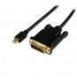 StarTech.com Cable Adaptador Activo de VÍ­deo Externo Mini DisplayPort a DVI Macho a Macho - 1920x1200 - 0.9m Negro