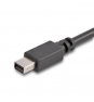 StarTech.com Cable Adaptador de 1,8m USB-C a Mini DisplayPort 4K 60Hz - Negro - Cable USB Tipo C a mDP 