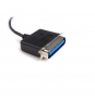 StarTech.com Cable Adaptador de Impresora Centronics a USB A - 3m Negro