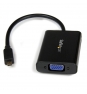 StarTech.com Cable Adaptador Externo Conversor de VÍ­deo y Audio Micro HDMI a VGA - 1920x1200 Negro
