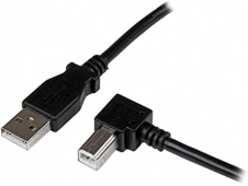 StarTech.com Cable Adaptador USB 2.0 2m para Impresora Acodado - USB A...
