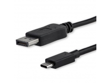 StarTech.com Cable Adaptador USB-C a DisplayPort - 1m - 4K 60Hz negro