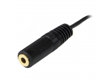 StarTech.com Cable Alargador Extensor de Audio Mini Jack 3,5mm Chapado...