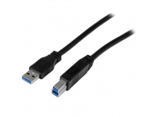 StarTech.com Cable Certificado 1m USB 3.0 Super Speed USB B Macho a US...