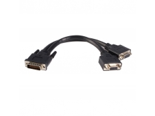 StarTech.com Cable de 0,2m de LFH59 DMS-59 a doble dual VGA - DMS59 Ma...