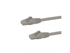StarTech.com Cable de 0,5m Gris de Red Gigabit Cat6 Ethernet RJ45 sin ...