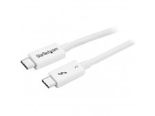 StarTech.com Cable de 0.5m Thunderbolt 3 Cable Compatible con USB-C y ...