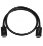 StarTech.com Cable de 0.5m Thunderbolt 3 USB-C 40Gbps - Negro