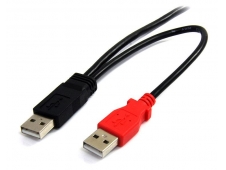 StarTech.com Cable de 1.8m USB 2.0 en Y para Discos Duros Externos - C...