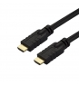 StarTech.com Cable de 15m HDMI con ethernet de alta velocidad Activo 4K - Cable HDMI CL2 para Instalación en Pared - Negro
