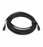 StarTech.com Cable de 15m HDMI con ethernet de alta velocidad Activo 4K - Cable HDMI CL2 para Instalación en Pared - Negro