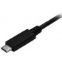 StarTech.com Cable de 1m Adaptador USB A a USB Tipo C - Macho a Macho negro