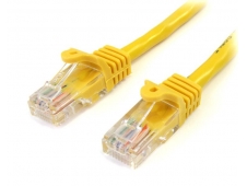 StarTech.com Cable de 1m Amarillo de Red Fast Ethernet Cat5e RJ45 sin ...