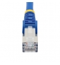 StarTech.com Cable de 1m de Red Ethernet CAT6a - Azul - Low Smoke Zero Halogen (LSZH) - 10GbE - 500MHz - PoE++ de 100W - Snagless sin Pestillo - RJ-45