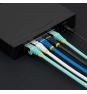 StarTech.com Cable de 1m de Red Ethernet CAT6a - Blanco - Low Smoke Zero Halogen (LSZH) - 10GbE - 500MHz - PoE++ de 100W - Snagless sin Pestillo - RJ-