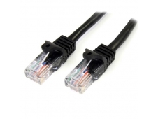 StarTech.com Cable de 1m Negro de Red Fast Ethernet Cat5e RJ45 sin Eng...