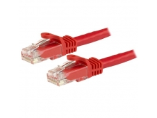 StarTech.com Cable de 1m Rojo de Red Gigabit Cat6 Ethernet RJ45 sin En...