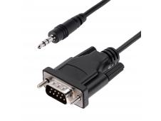 StarTech.com Cable de 1m Serie DB9 a 3,5mm para la Configuración de Di...