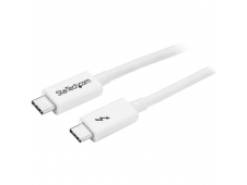 StarTech.com Cable de 1m Thunderbolt 3 Blanco - Cable Compatible con U...
