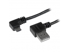 StarTech.com Cable de 1m USB-A a Micro USB con conector acodado a la d...