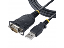 StarTech.com Cable de 1m USB a Serie, Conversor DB9 Macho RS232 a USB,...