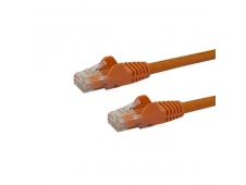 StarTech.com Cable de 2m Naranja de Red Gigabit Cat6 Ethernet RJ45 sin...